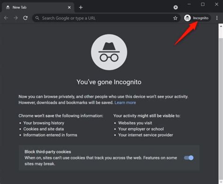 How do I turn on incognito mode?