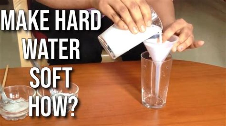 How do you make hard water for an experiment?