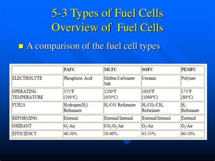 Which fuel cell is the best?